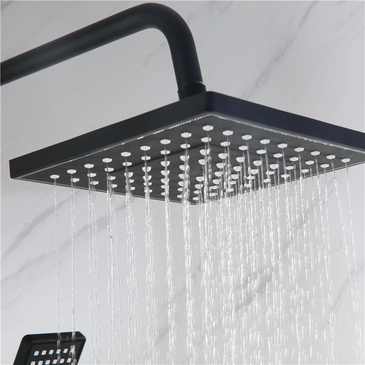 European black bath shower mixer tap faucet factory price BATH SHOWER SET bathroom faucet mixer