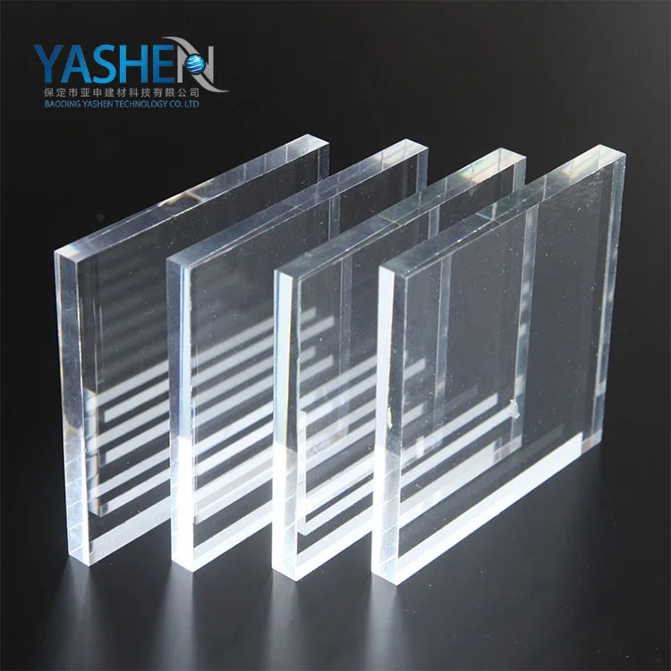 Custom large transparent acrylic cast  clear  pmma  sheet  1mm 2mm 3mm