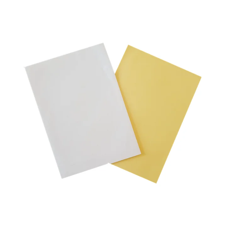 High-quality Smooth white mirror casting coating self-adhesive label sticker