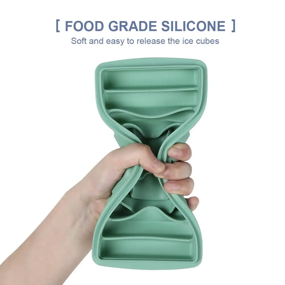 Silicone Ice Cube Trays Butter Mold Rectangular Narrow Stick Ice Cube Sticks Long Strips Ice Cube Mold Tray