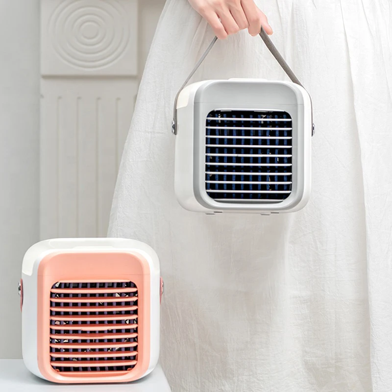 Bestseller hand-held air cooler USB desktop fan Portable household rechargeable  mini air conditioner with water tank