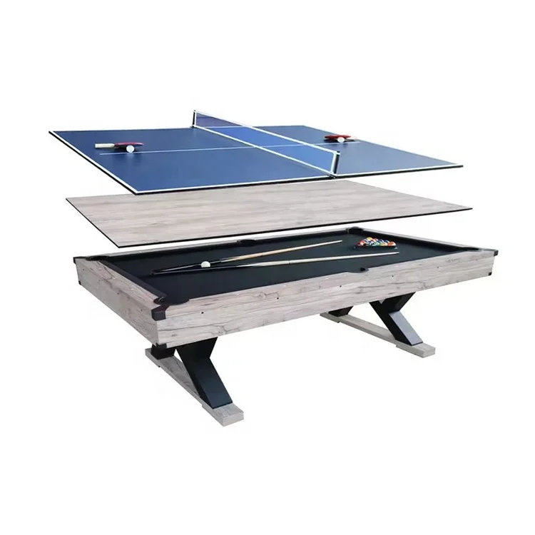 Modern 7ft Table Tennis Billiard 2 in 1 Game Table for Sale