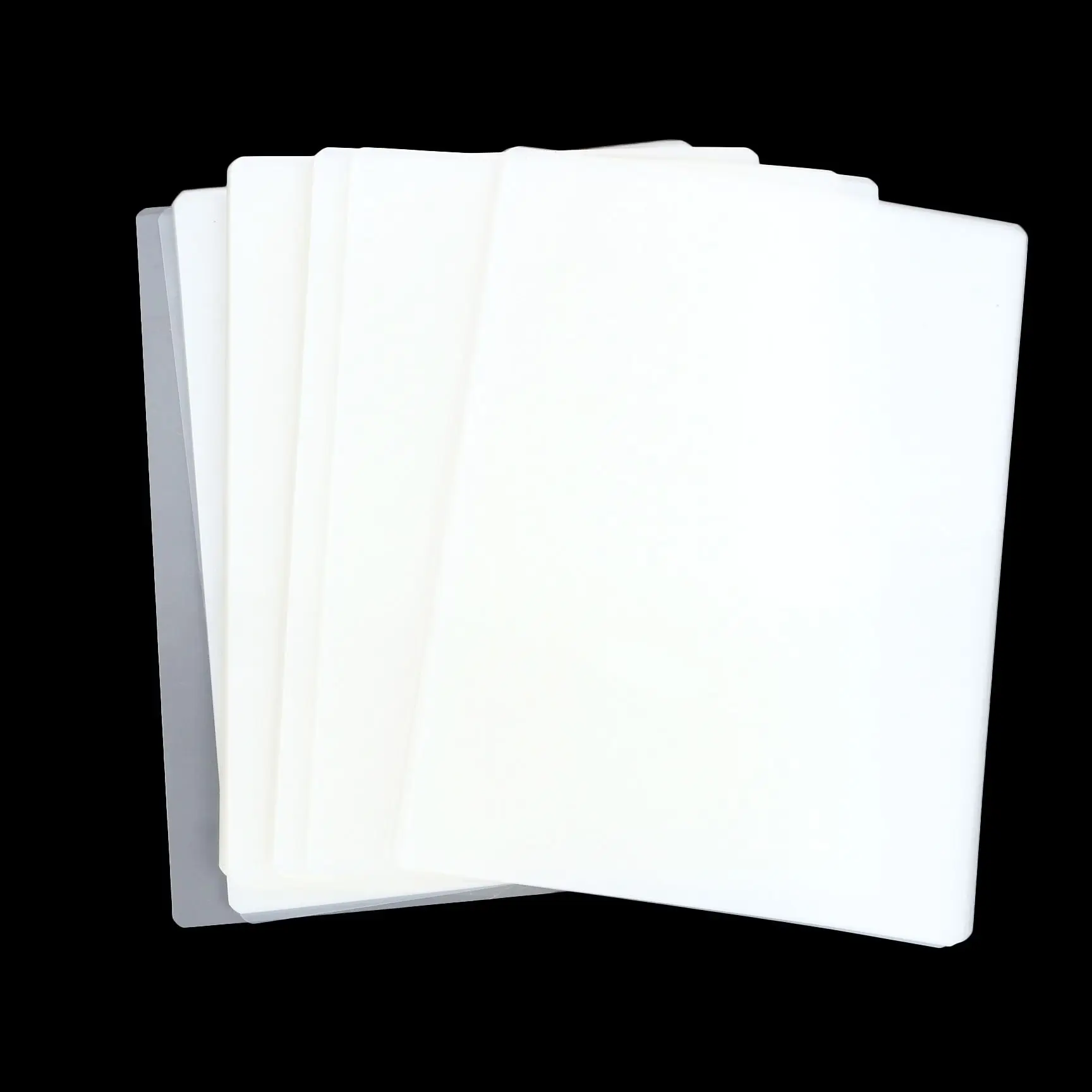 Thick Glossy Transparent PET+EVA Hot Lamination Pouch Film 150 Micron Soft 2.6*3.8 Inch 66*95mm Industrial Packaging