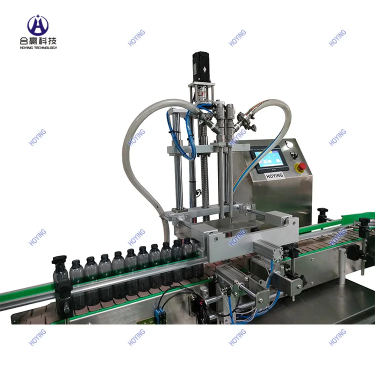 Прямая линия, автоматический сервопривод, 2 поршня, наполнитель меда для косметической машины для наполнения крема