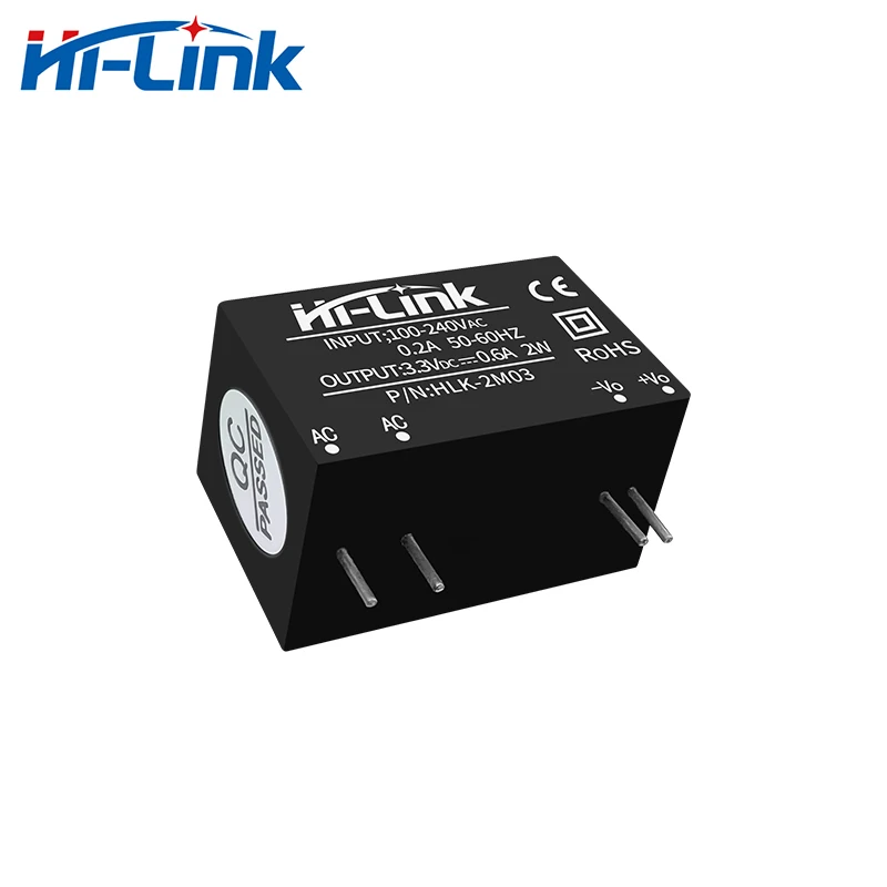 110V 220V постоянного тока до 2W 3,3 V 600mA выход AC-DC Ультра маленький мини-блок питания Hi-Link производитель