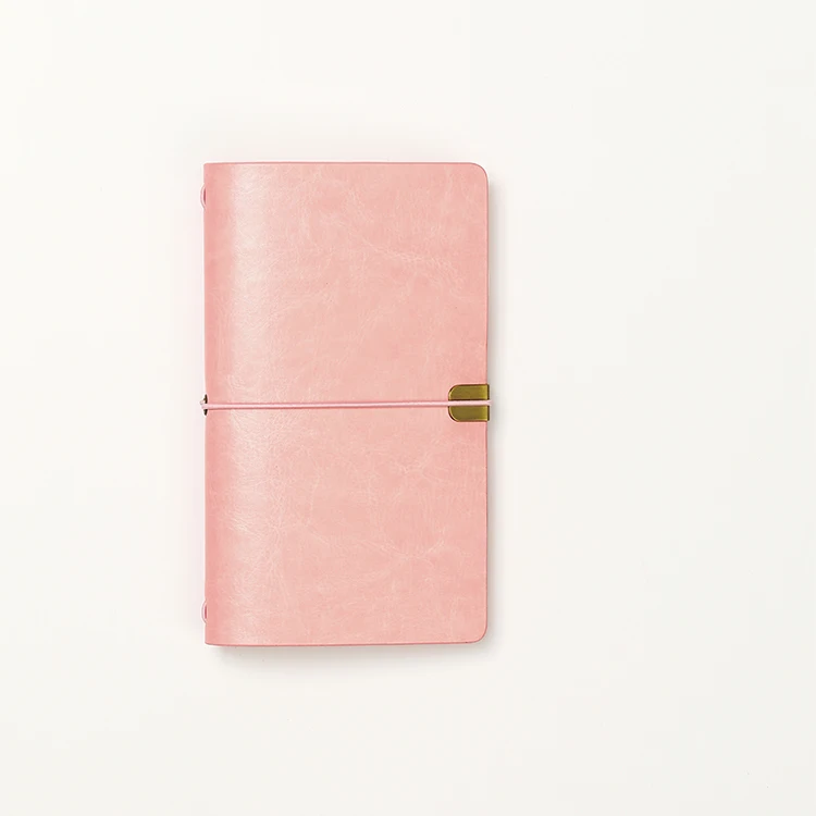 
Vintage leather custom printed travel journal 