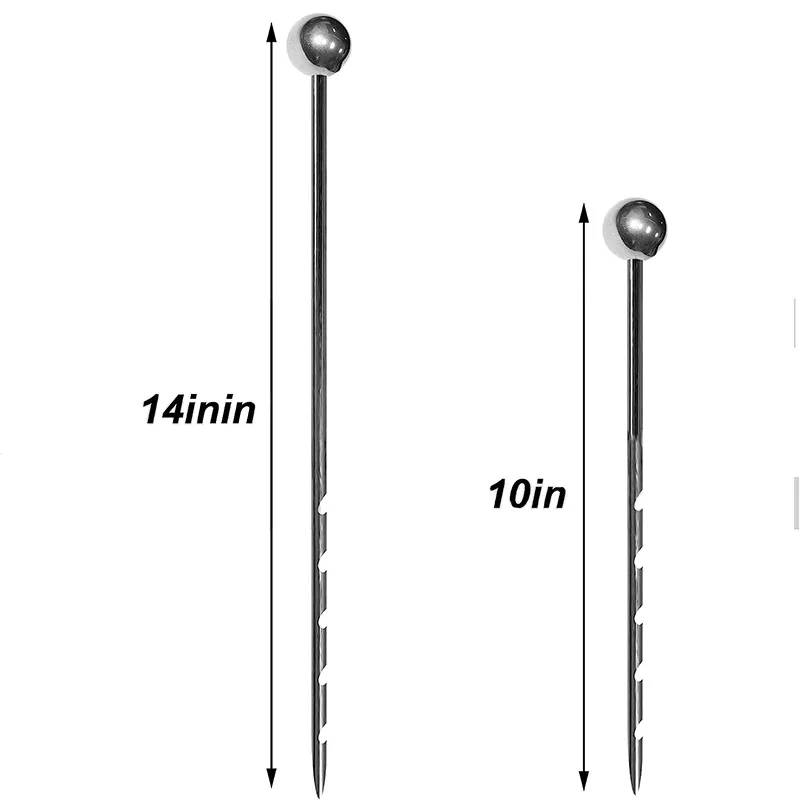 14 Inch Stainless Steel Soil Probe Indoor and Outdoor Plant Soil Sampler Plant Moisture Monitor
