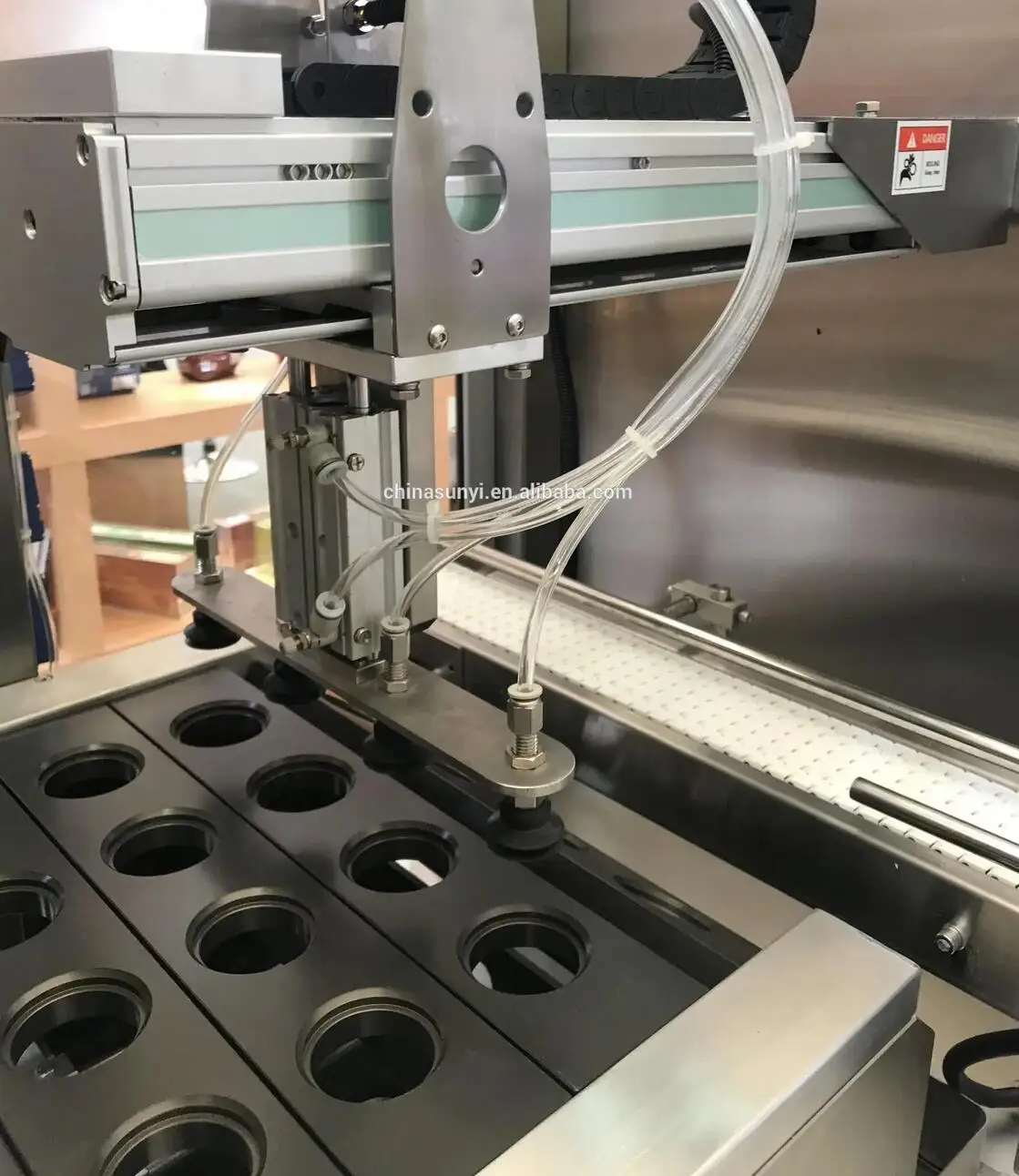 FILLING AUTO BRAND Coffee Capsule Or Coffee Pod Automatic Linear Single-head Coffee Capsule Filling And Sealing Machine