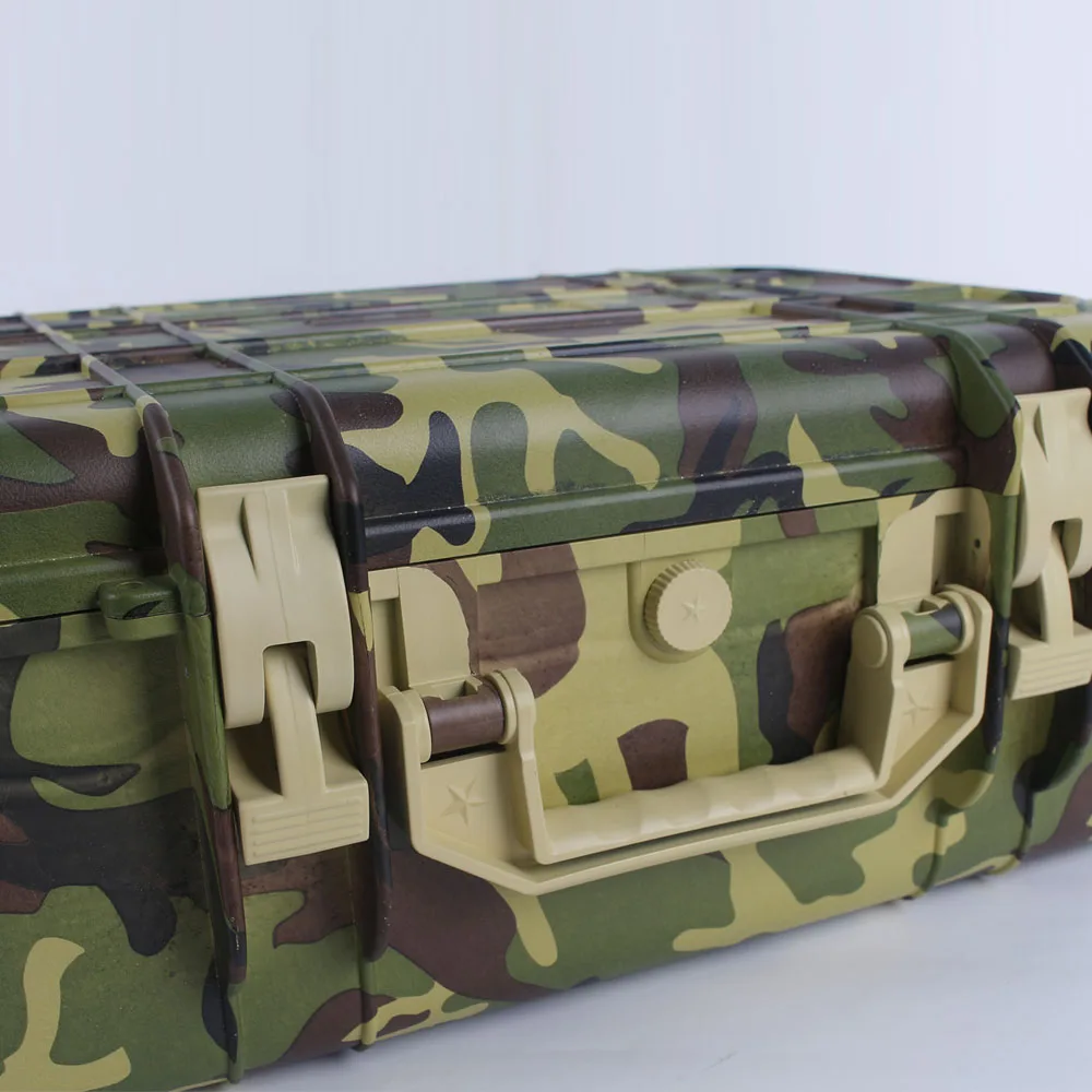 Waterproof Tool Hard Plastic Case  Camouflage Tool Case
