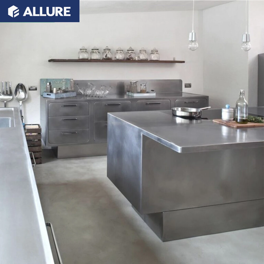 Allure Hot Sale Household Custom Smart Made Pullout Stainless Cabinet Kitchen