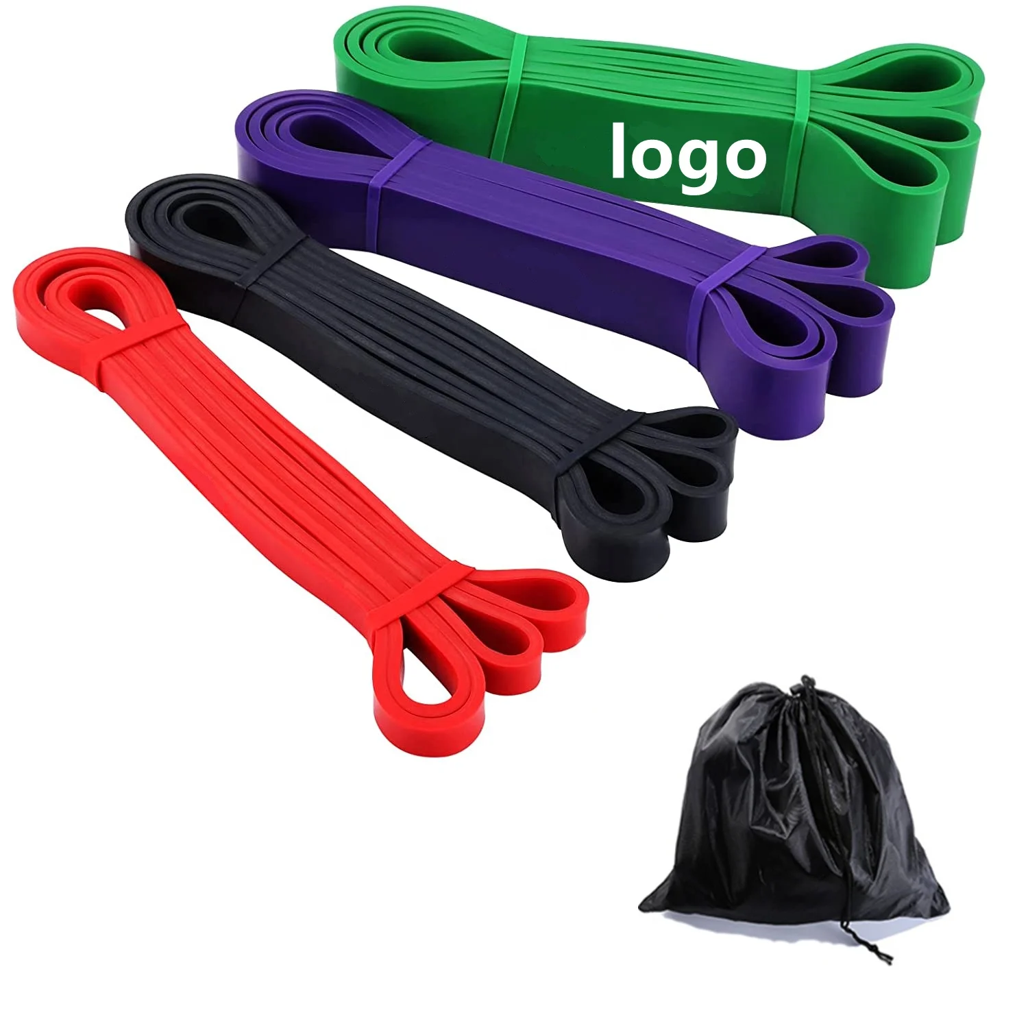 Buy online  Exercise Mobility Stretch Training Powerful Pull up Assit Building building Resistance elastic band for fitness