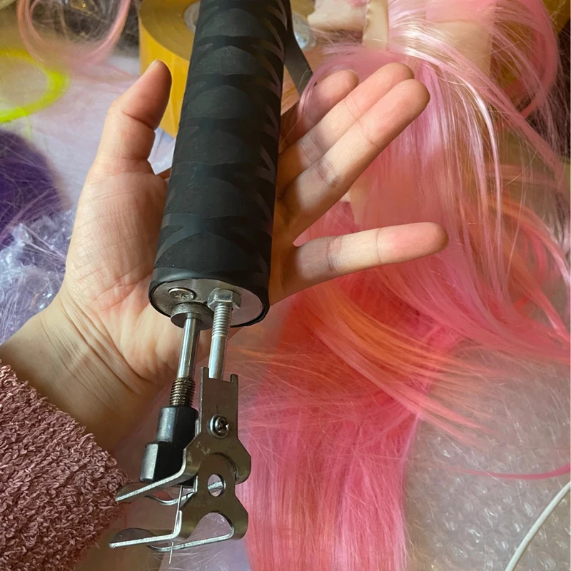 Partial injection wig top skin wig making home portable domdestica sewing machine Hair Inject Machine