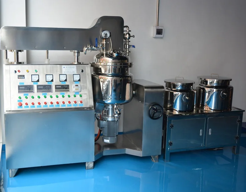 Vacuum Defoaming Mixing Machine, Stainless Steel Vacuum Homogenizer Cream Mixer, Stable Cosmetic Homogenizer