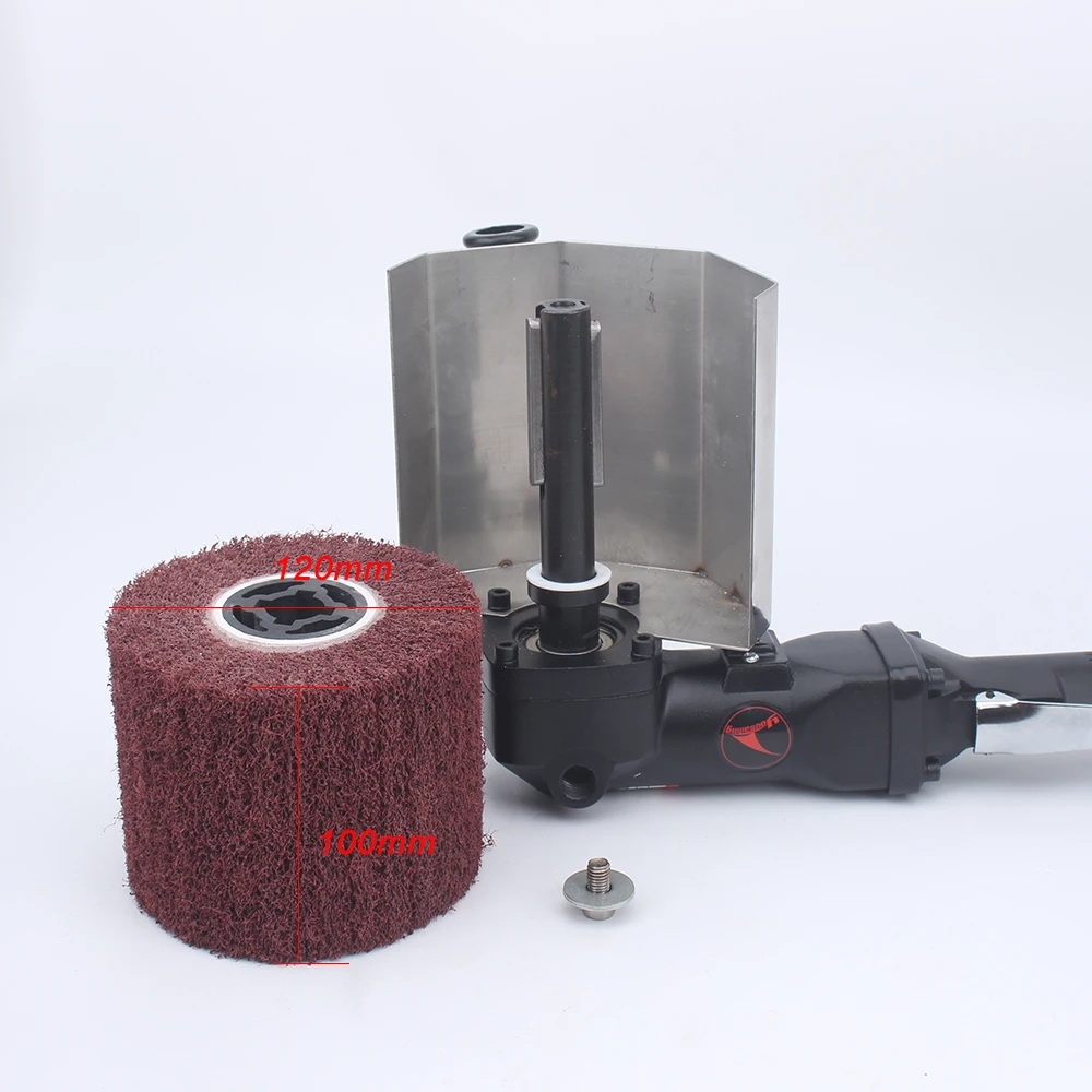 Pneumatic Metal Polishing Machine Brushing Polisher Machine 2500RPM