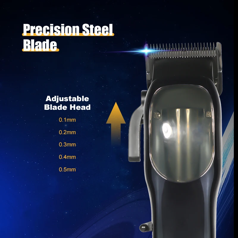 2024 KooFex High Torque Brushless Motor Hair Clipper 12000RPM BLDC Barber Cordless Hair Clipper