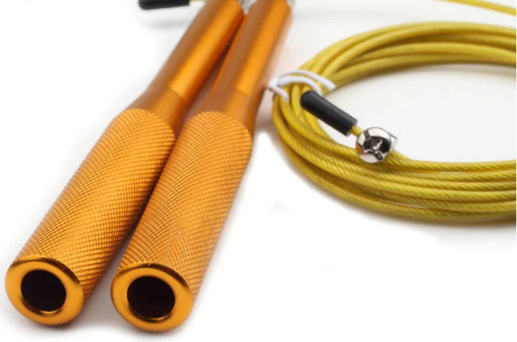 Hot Sale Adjustable Stainless Steel Wire Aluminum Handle speed Jump Skip Rope