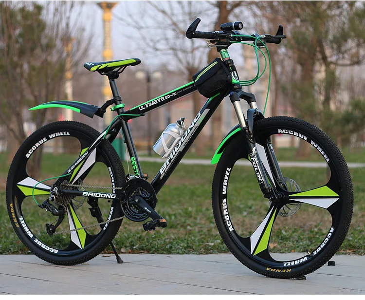 Mountain bike 26 inch variable speed folding shock-absorbing bike bicycle disc brake student mountain bike