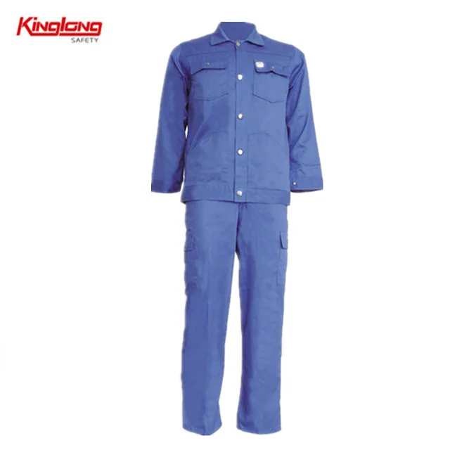safety overall safety workwear uniforms work wear coverall suit Factory Supply Polyester Cotton Industrial Coal Mining