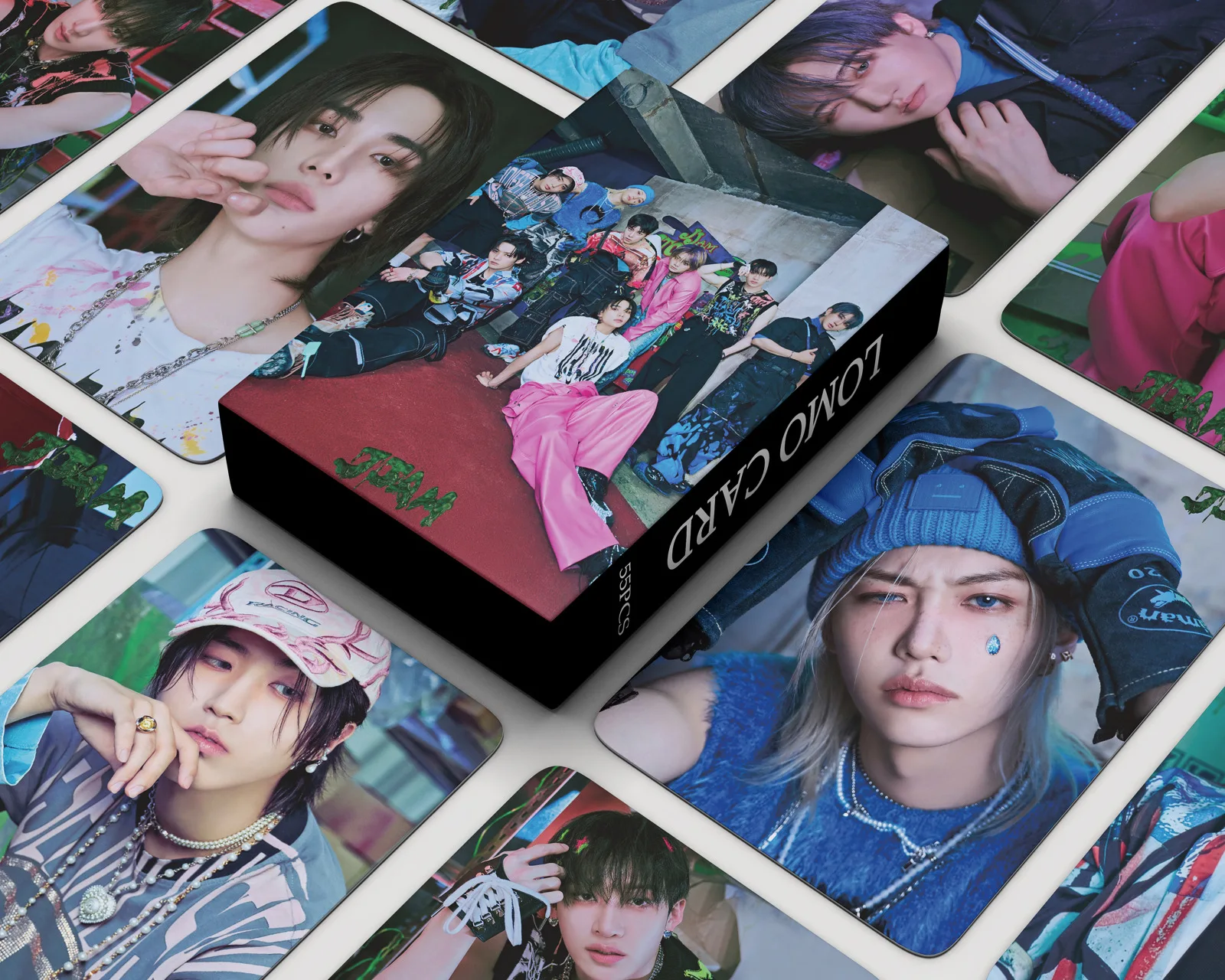 KPOP 55 шт./коробка Детские фотокарточки