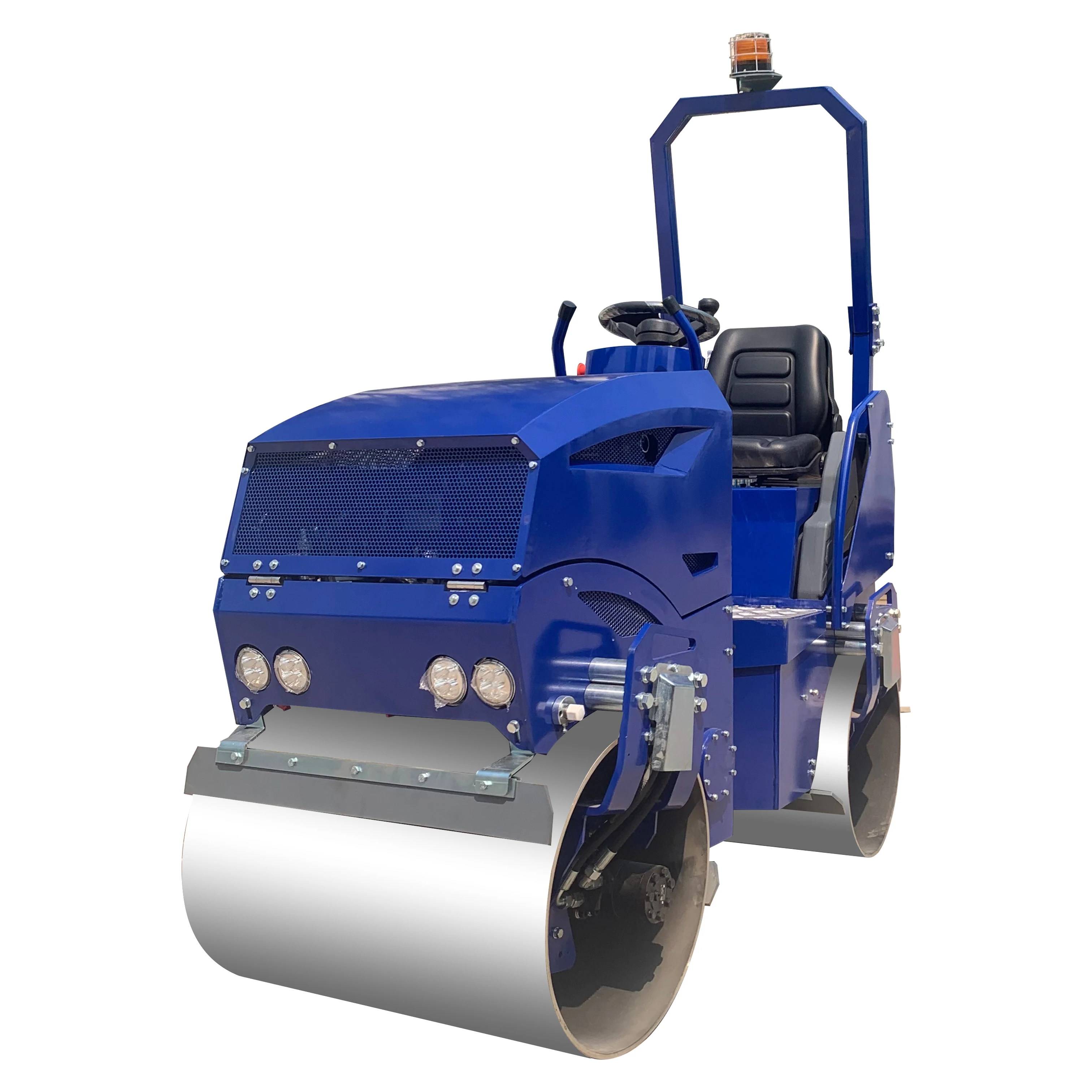 Construction Machinery Hydraulic Road Roller 1 ton 3 ton 5 ton  Double Drum Roller Compactor