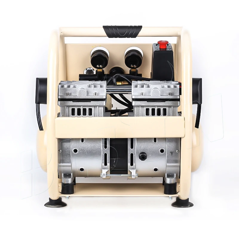 Bison China Piston Electric Mini Oil Free Air Compressor Manufacture Silent 50Hz 8Bar Air Compressor Oilless