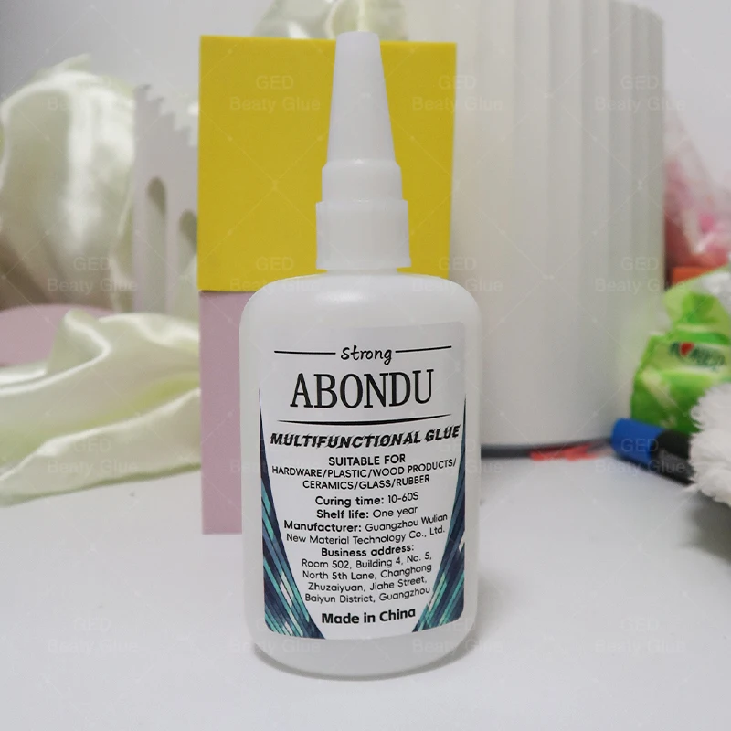 Multifunctional Super Glue Engineered for Wood Metal Plastic Glass Ceramic Speed Curing Long Lasting Adhesive