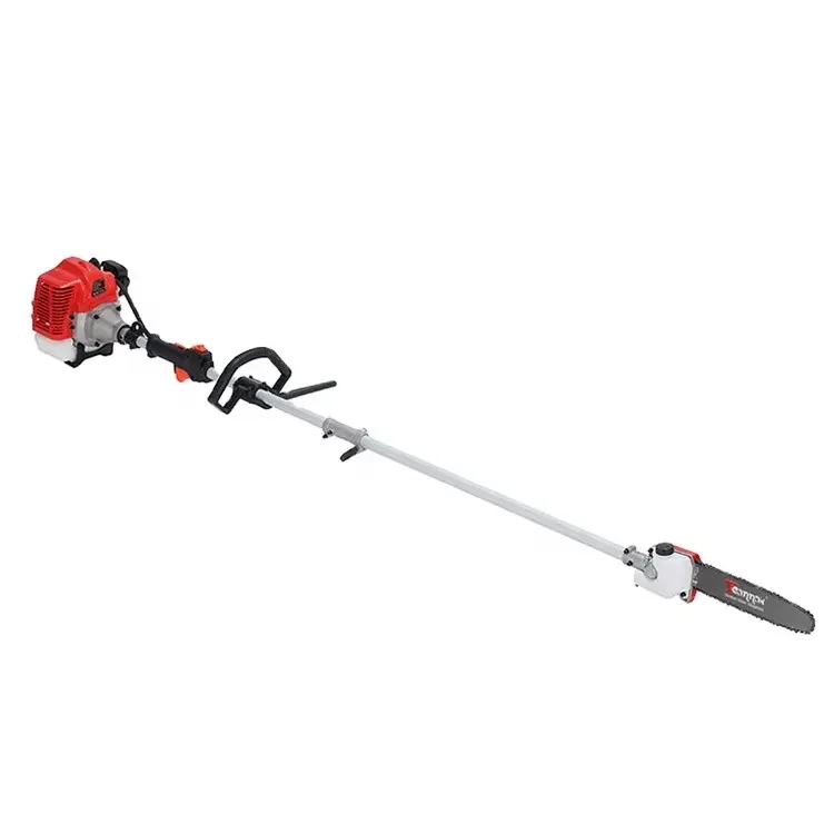 Long Ceach 2 Stroke Gasoline 52CC Single Cylinder Pole Chain Saw Pruner 10inch Pole Chainsaw