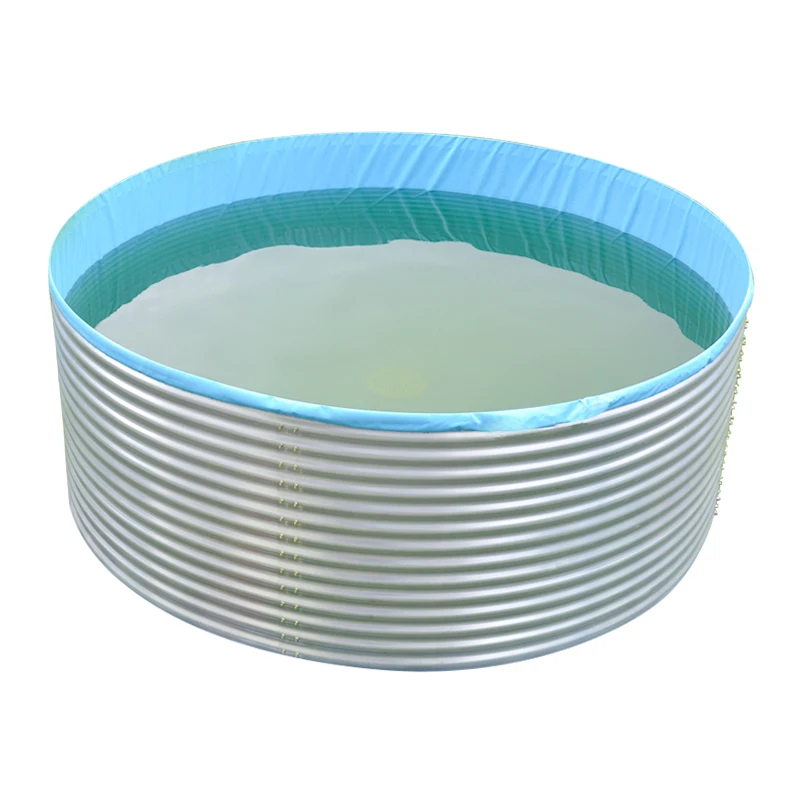Hot sale 9000 Liter Diameter 3m x Height 1.2m Aquaculture Fish Culture Biofloc Tilapia Fish Farming Aquafarming Tank