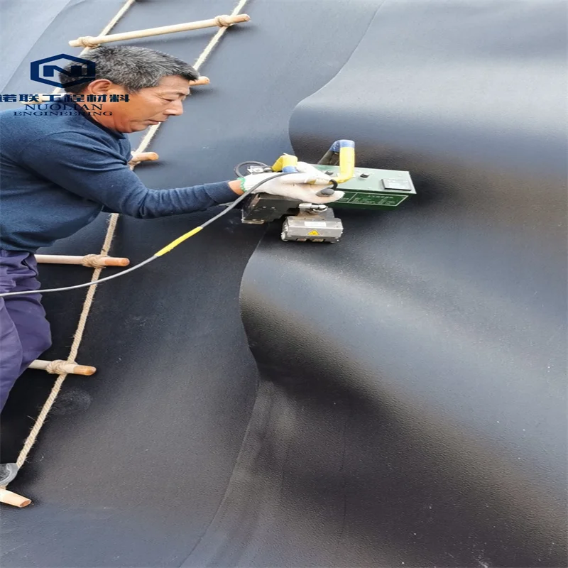 0.5mm0.75mm1mm High Quality Waterproof Plastic Fish Ponds Hdpe Geomembrane Liner with CE certificate