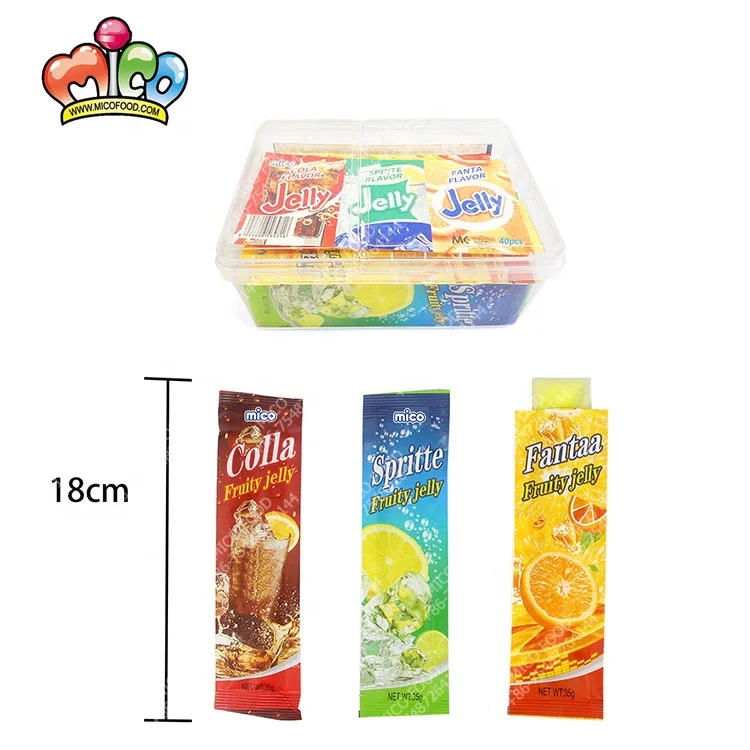 soda fruity flavor jelly