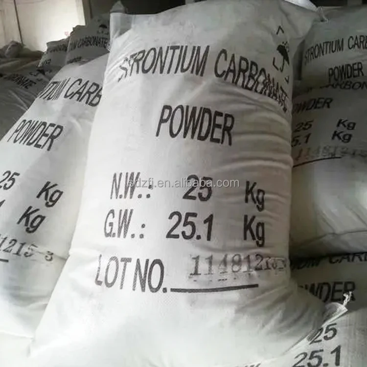 metal zinc electrolyte refining, strontium salt pigment manufacturing, dehydrogenation agent strontium carbonate