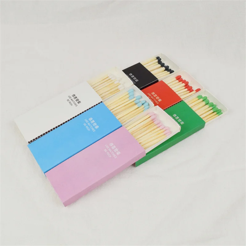 Customized Logo Box Matches Matches Vintage Exquisite Texture Birthday Holiday Accompanying Gift
