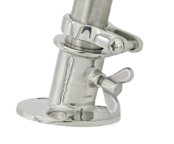 Flagpole seat 18/24/30/36/42/48 inch stainless steel rust-proof 316 marine hardware yacht accessories flagpole