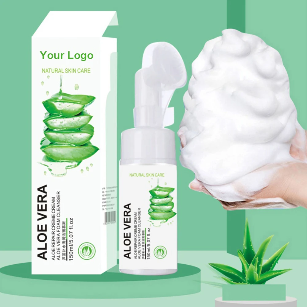 
Oem/odm Anti Aging Wrinkle Reducing Gel Face Wash Natural Ingredients Aloe Vera Vitamin C Facial Cleanser 