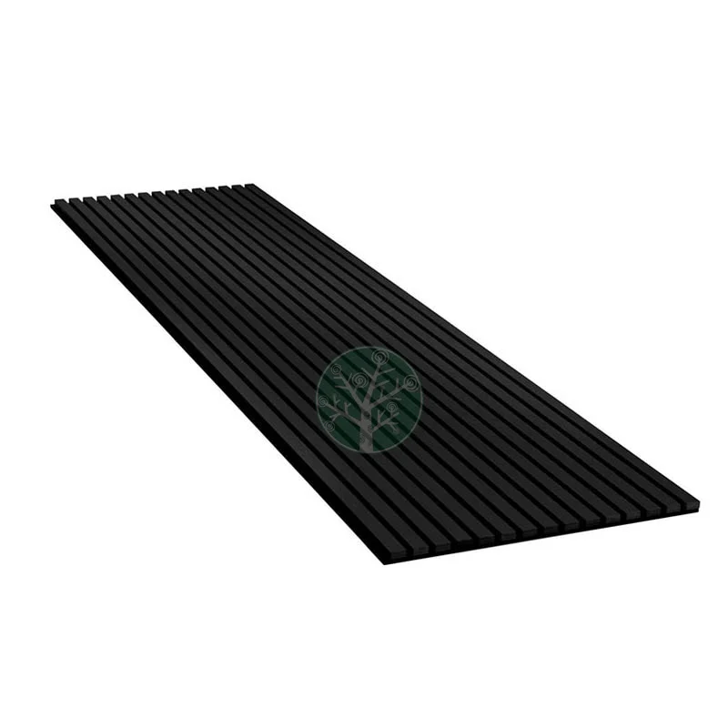 Forest Wood Slat Wall Sound Flame Retardant Heat Insulation Interior Acoustic Panels