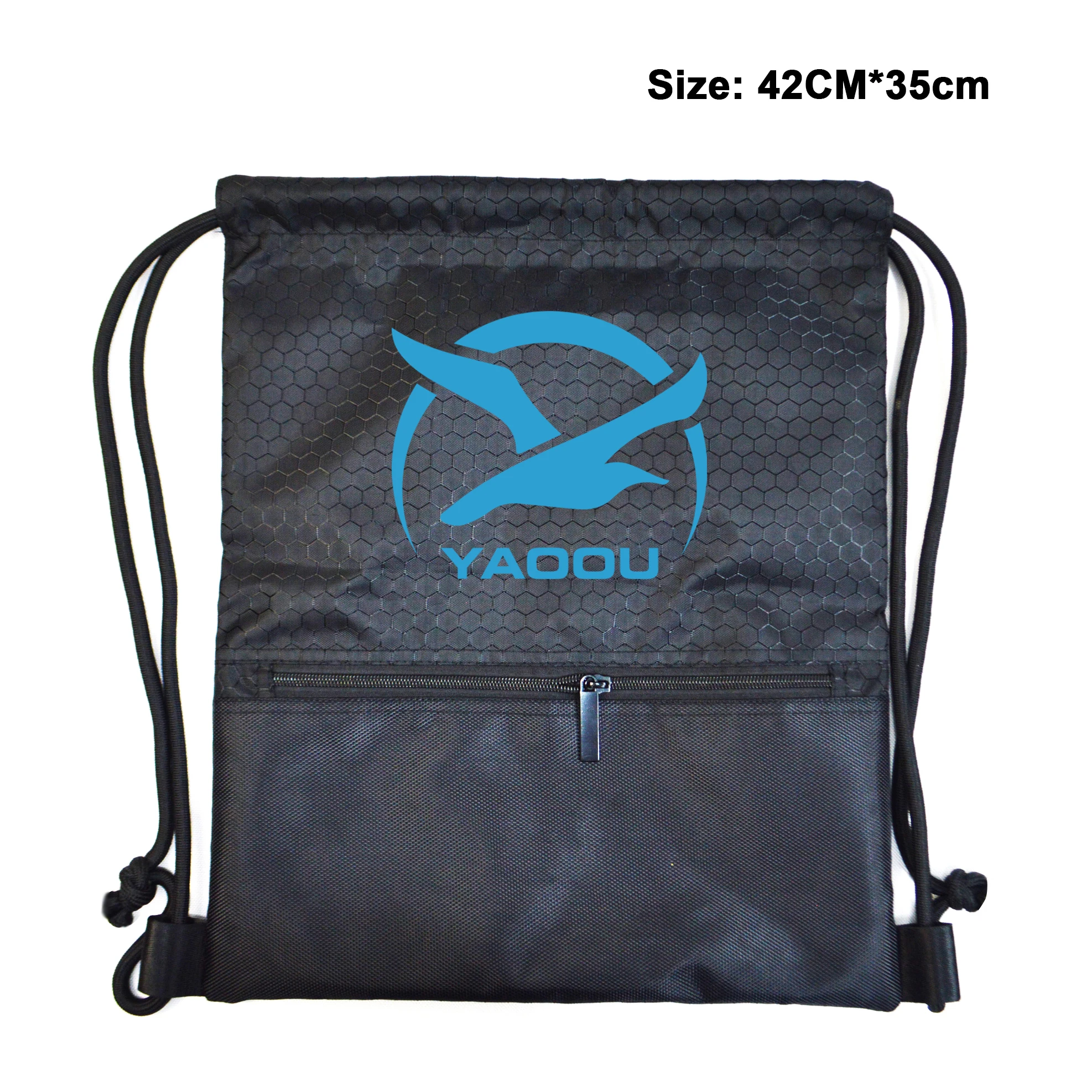 Custom Logo Drawstring Printed Polyester Gym Rpet Bags Training Gymsack Polyester Waterproof Sports Drawstring Bag With Logo