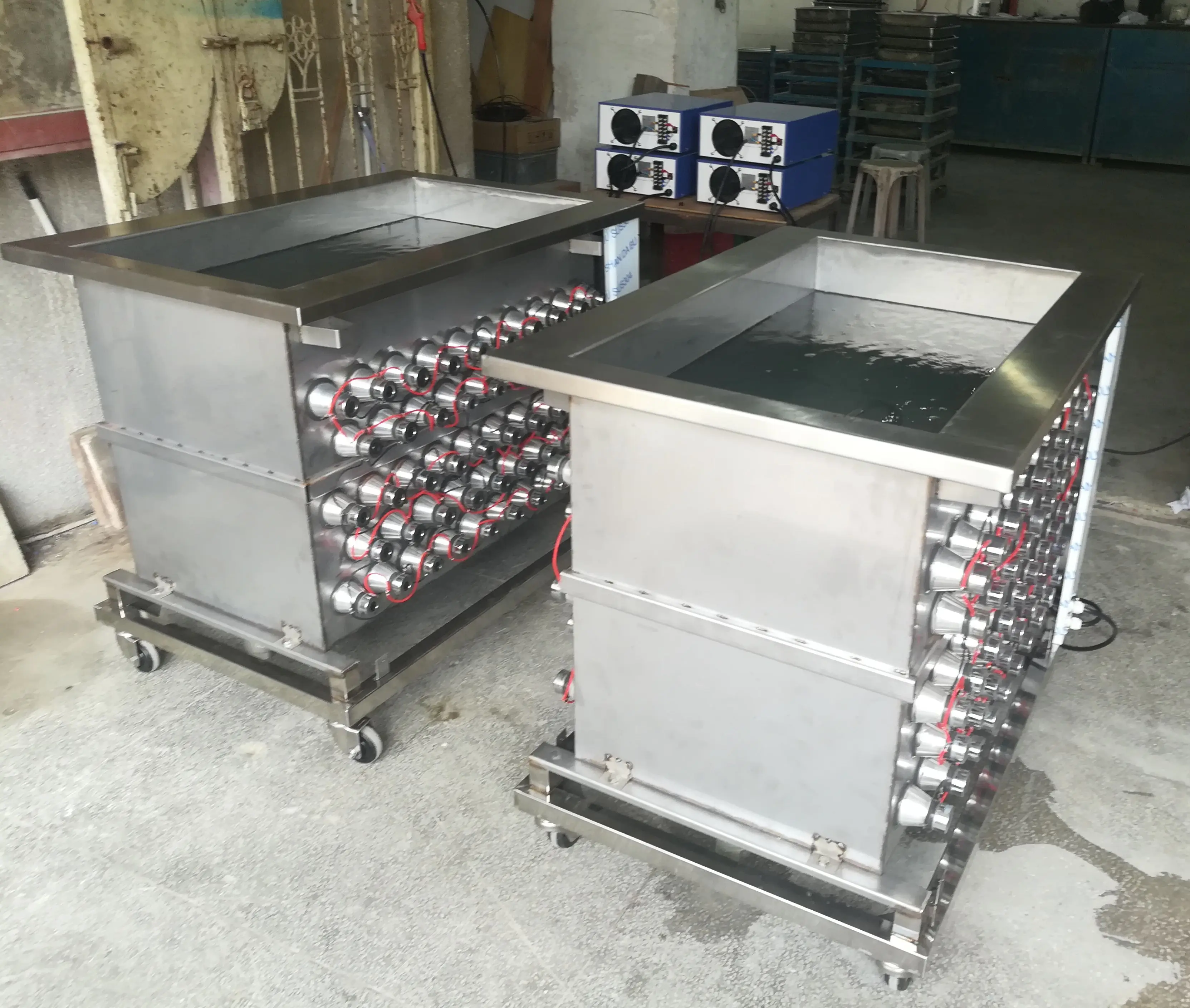 Low Frequency 25KHz Piezoelectric Ceramic Ultrasonic Transducer Ultrasonic Oscillator For Ultrasonic Cleaning Machine