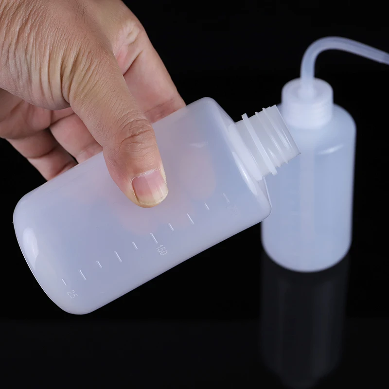 250ml 500ml Bend Mouth plastic Ldpe Squeeze Tattoo Plant Watering wash Bottle