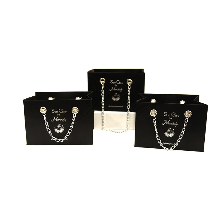 china wholesale paper bag  packaging custom hot sale black  disposable paper bag for sale