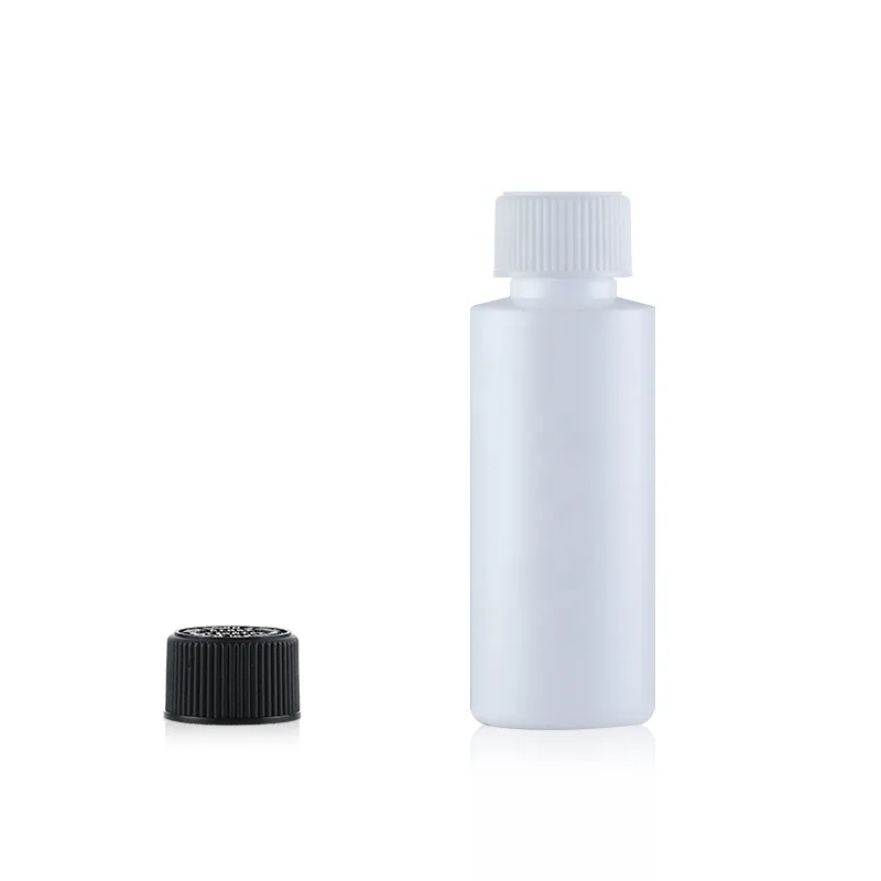 
60ml HDPE White Plastic Capsules Pill Bottles with CRC Caps 