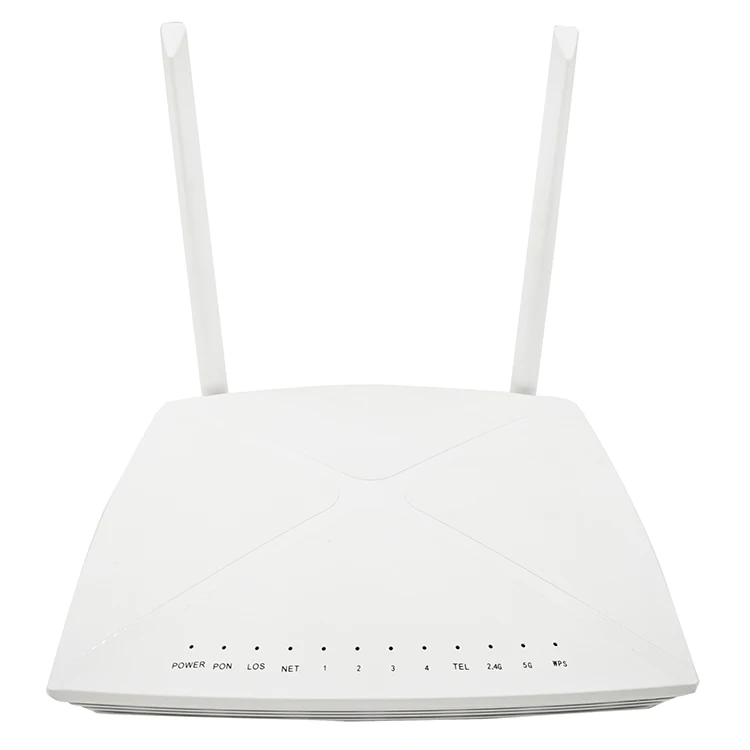 ZC-521 GPON ONU 1GE + 3FE 2 4G 5G AC двухдиапазонный WIFI ONT