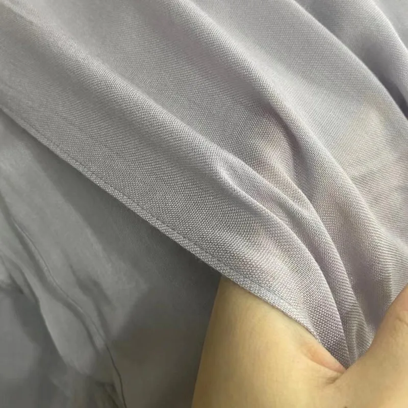 2024 Premium Breathable Plain Rayon Modal Twill Light Weight Cotton Woven Modal Hijab Scarf