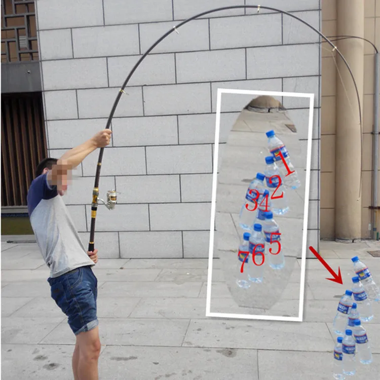 Hengjia factory price FRP fishing rod 2.1m 2.4m 2.7m 3.0m 3.6m spinner fishing pole