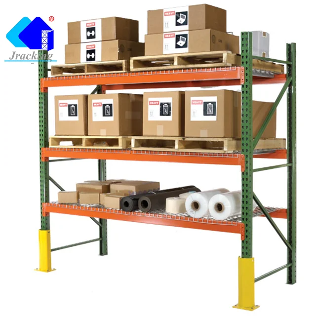 Вертикальный защитный стеллаж для поддонов в форме слезы сверхпрочный складских стальная отделка поверхности под