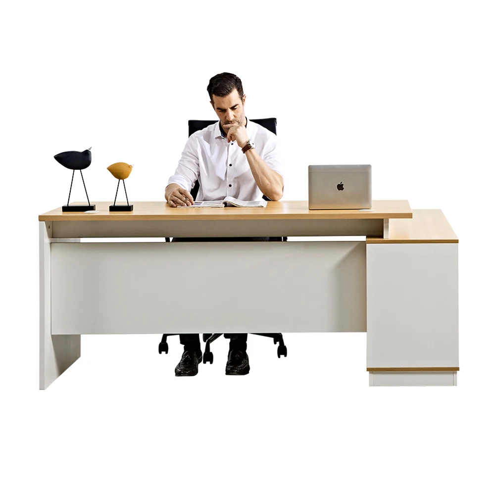 Роскошный директорский Деревянный чехол стандартного размера современный стол руководителя офисный стол