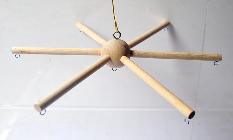 Best-selling Vintage style good quality and affordable outdoor garden hanging decor bamboo and wooden material wind chime