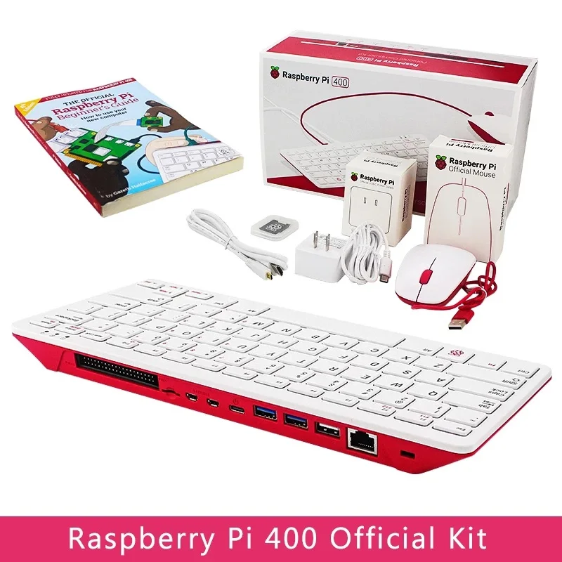 Keyboard Type Raspberry Pi 400 Personal Computer Kit Desktop Kit With 4K Video Playback