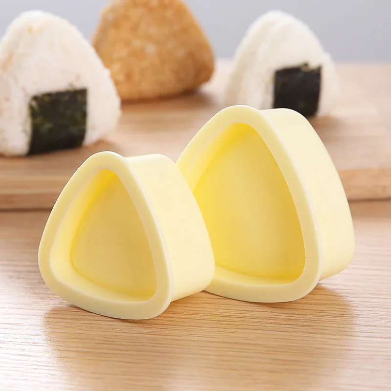 Triangle Onigiri Mold, Non stick Rice Mold Musubi Maker Kit, Rice Ball Mold Maker Sushi Mold for Kids Lunch Bento and Home DIY