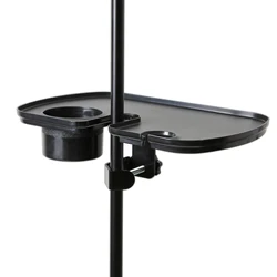 Concert Performance  Guitar Accessory Microphone Stand Clamp with cup holder and microphone  holder, Standard Tray accessory