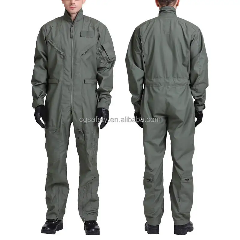 Real Dupont Nomex IIIA fabric nomex coveral flame retard flight suit pilot flight pilot overall